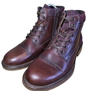 Flexi Country Men's Leather ZIp Trail Boots Mens Size 7.5 Womens Size 9 Great